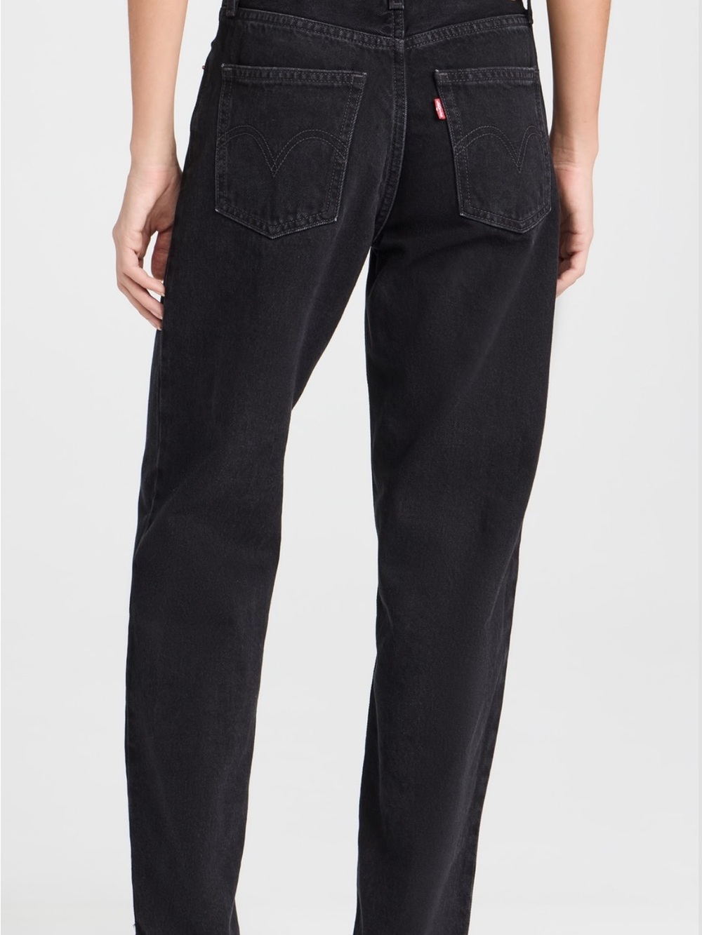 Men's Black Washed Jeans